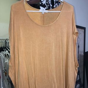 Umgee Plus Mustard Tunic, Size XL